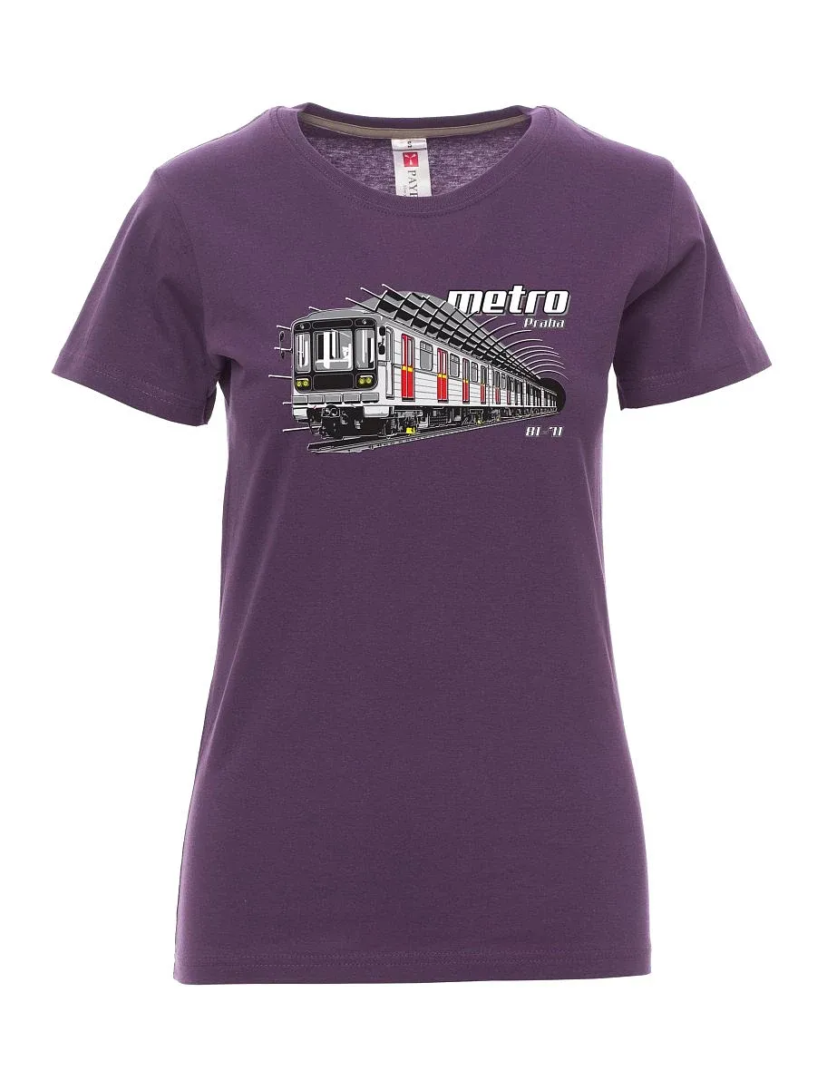 Purple women´s T-shirt Metro 81-71