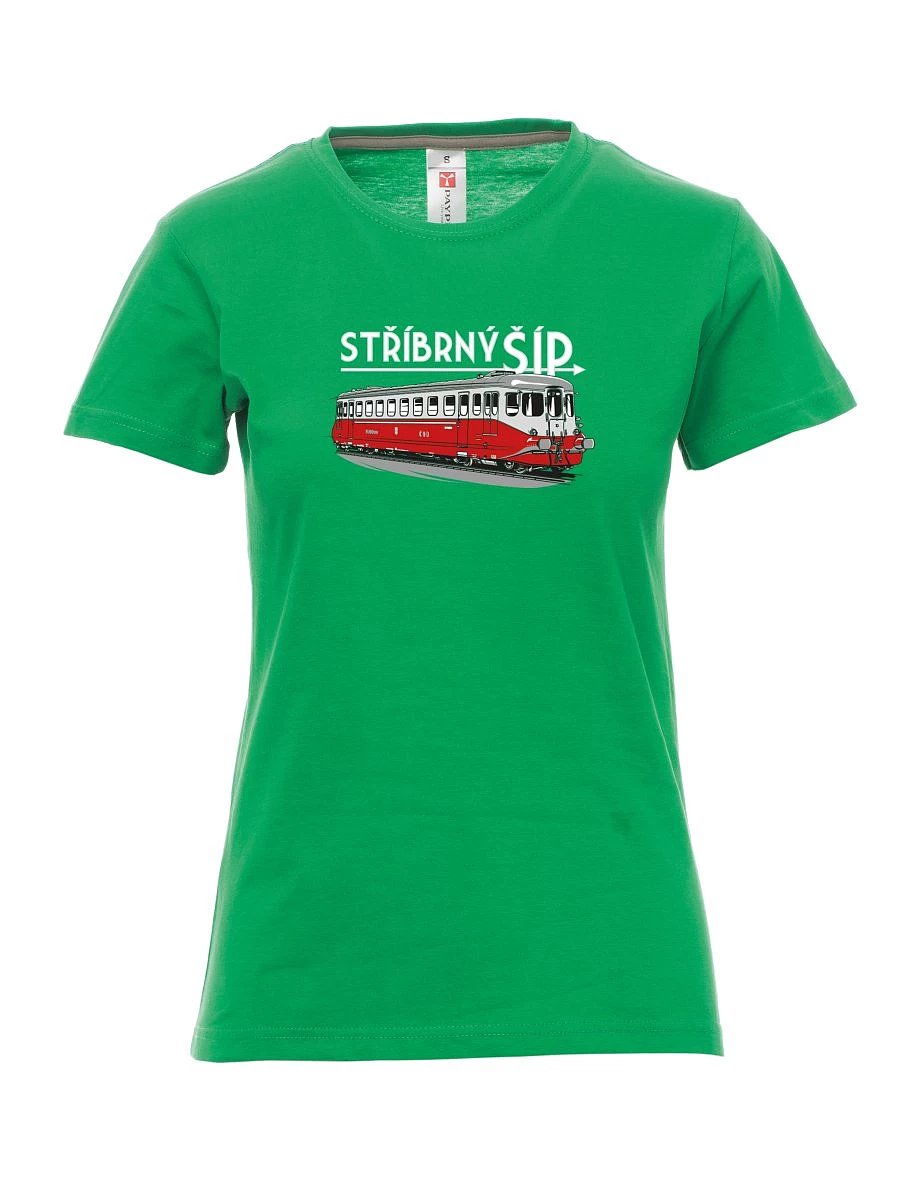 Green women´s T-shirt Silver arrow M 260 001
