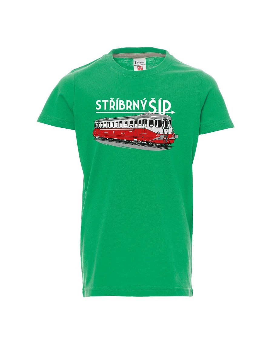 Green children´s T-shirt Silver arrow M 260 001