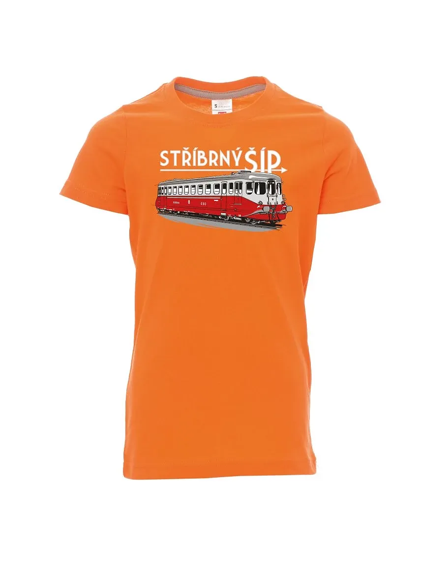 Orange children´s T-shirt Silver arrow M 260 001