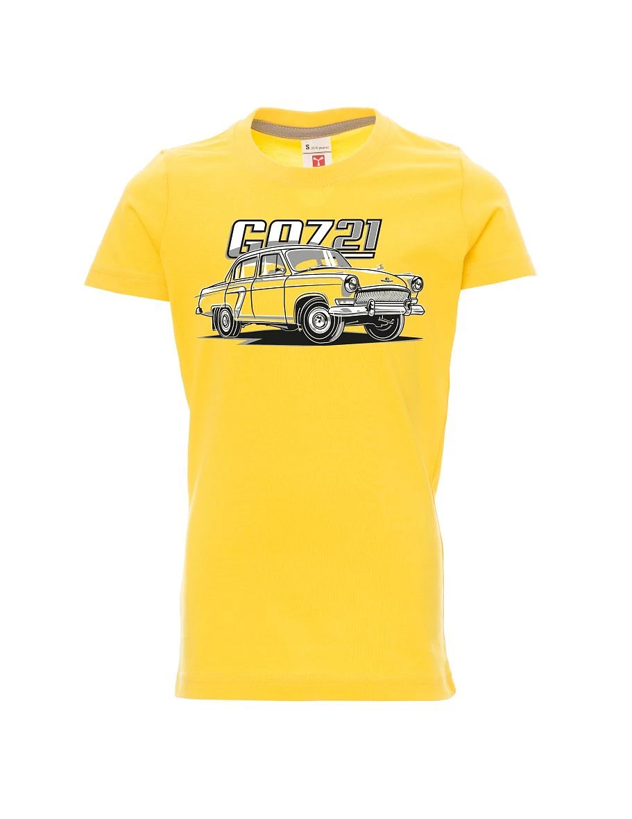 Yellow children´s T-shirt GAZ 21