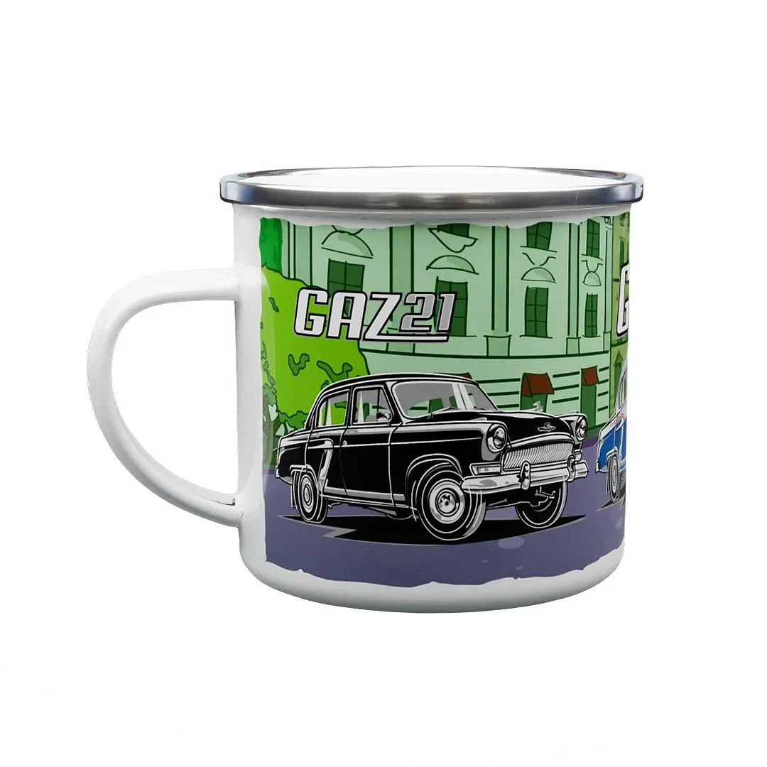 Tin mug GAZ 21 330 ml