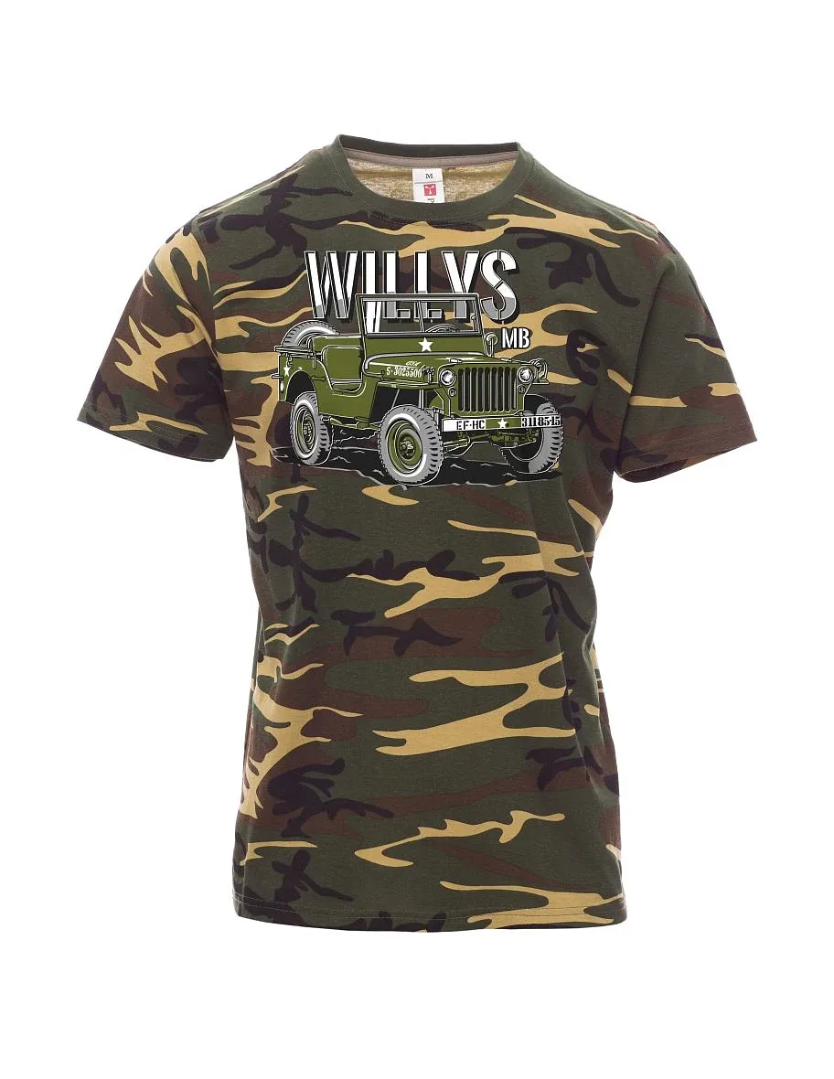 Camouflage men´s T-shirt Willys MB