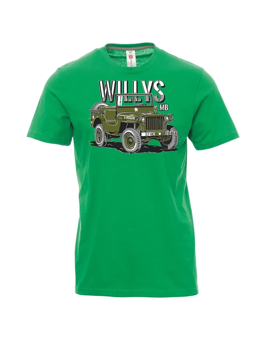 Green men´s T-shirt Willys MB