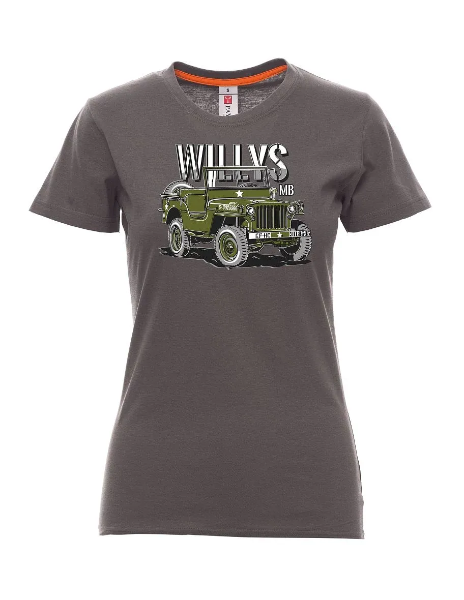 Smoke women´s T-shirt Willys MB