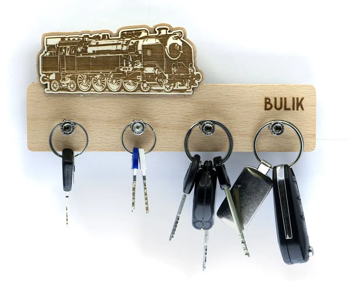 Wooden key hanger Locomotive 464