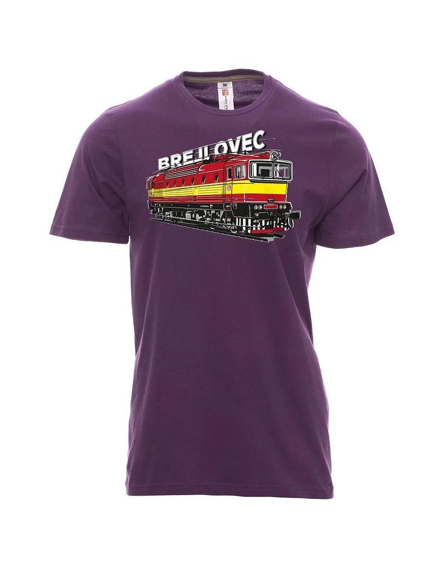 Purple men´s T-shirt Locomotive 753