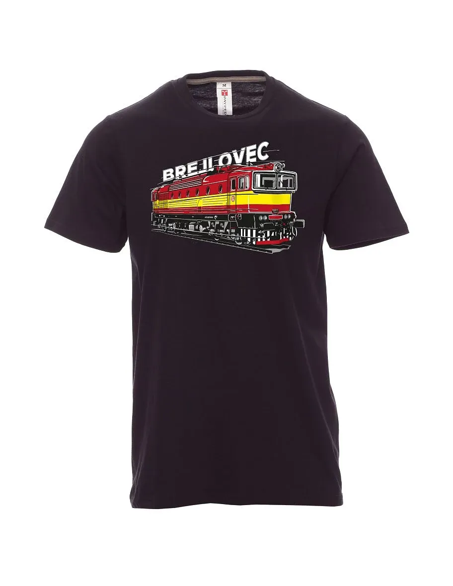 Black men´s T-shirt Locomotive 753
