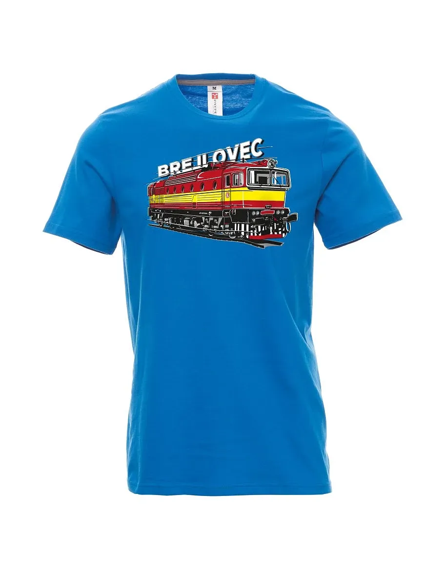 Light blue men´s T-shirt Locomotive 753