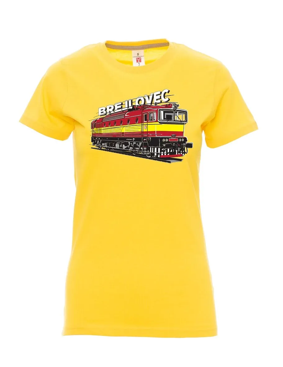 Yellow women´s T-shirt Locomotive 753