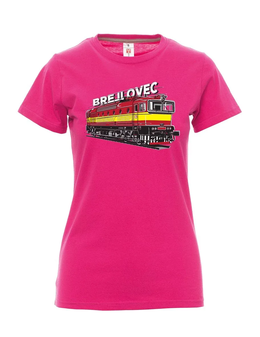 Pink women´s T-shirt Locomotive 753