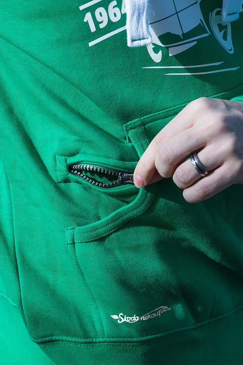 Dark green men´s sweatshirt TurboTwin from Dakar 1988