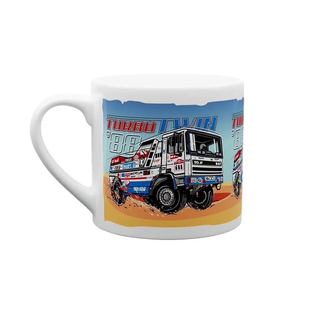 Ceramic mug TurboTwin from Dakar 1988 170 ml