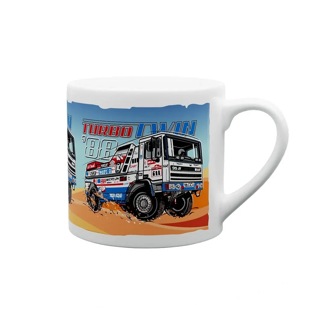 Ceramic mug TurboTwin from Dakar 1988 170 ml