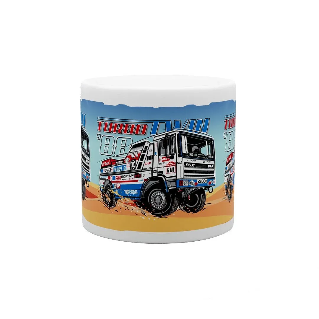 Ceramic mug TurboTwin from Dakar 1988 170 ml