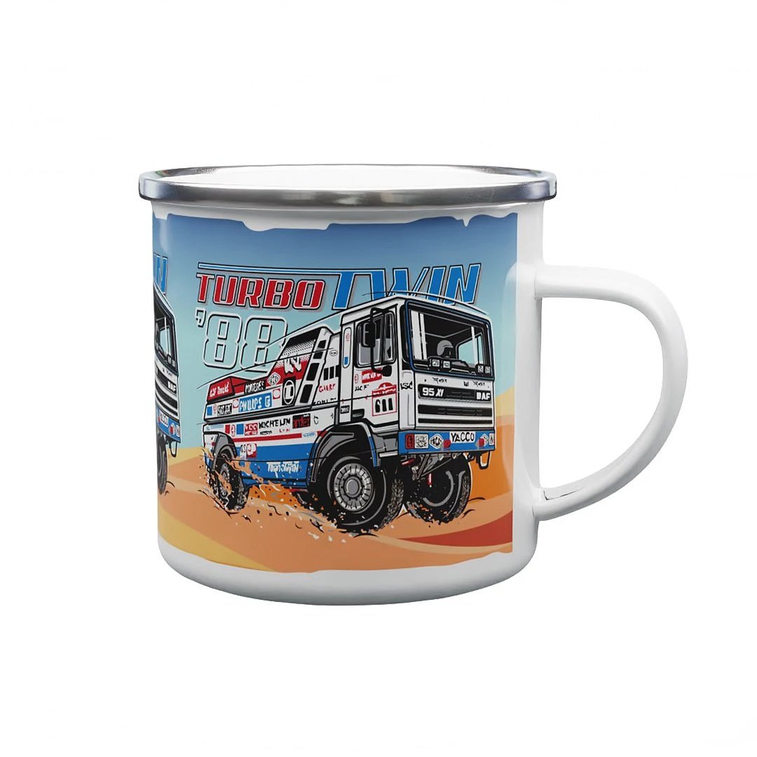 Tin mug TurboTwin from Dakar 1988 330 ml