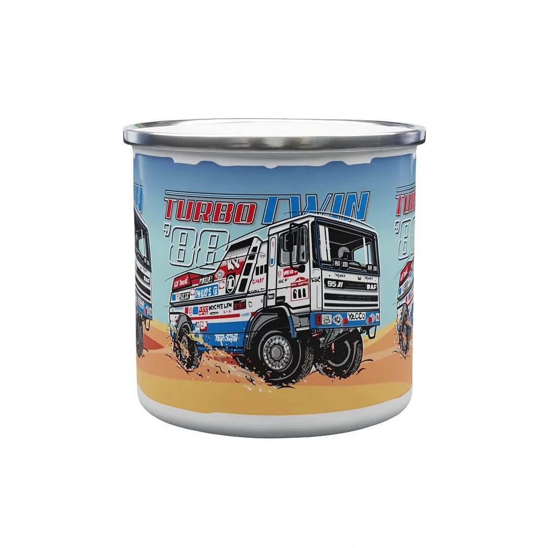 Tin mug TurboTwin from Dakar 1988 330 ml
