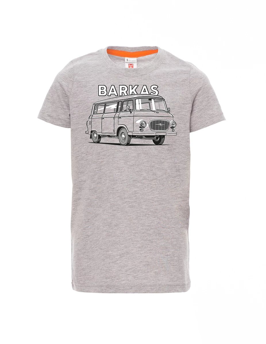 Grey melange children´s T-shirt Barkas B1000