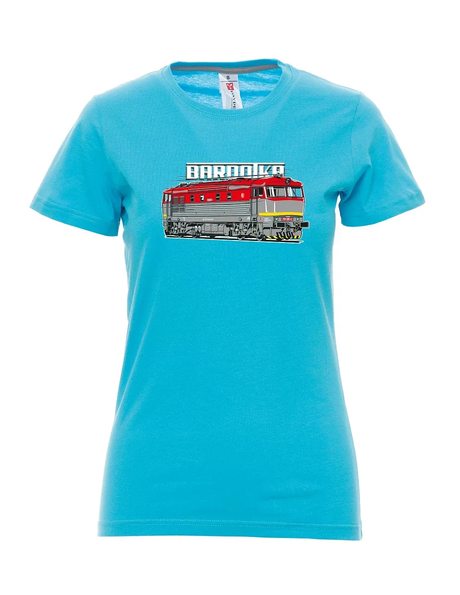 Reef blue women´s T-shirt Locomotive Bardotka