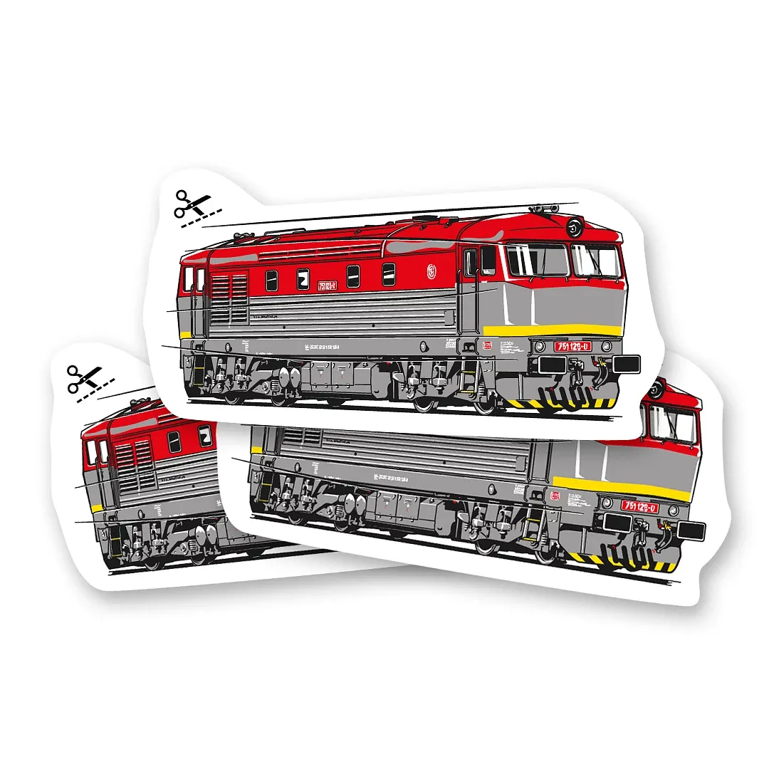 Temporary tattoo with the veteran Locomotive Bardotka