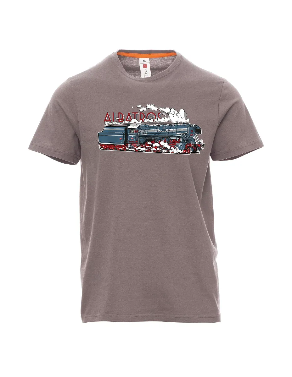 Steel gray men´s T-shirt Locomotive Albatros