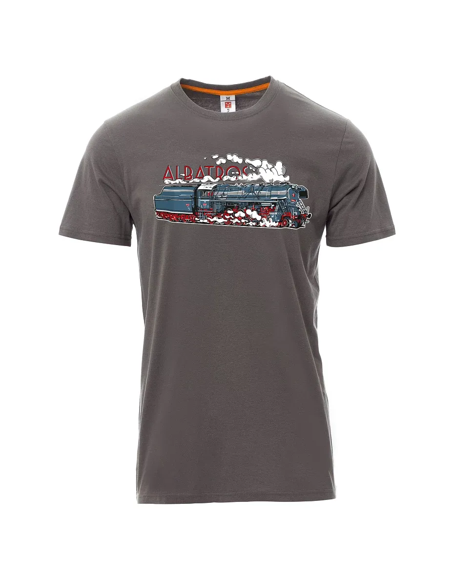Grey men´s T-shirt Locomotive Albatros
