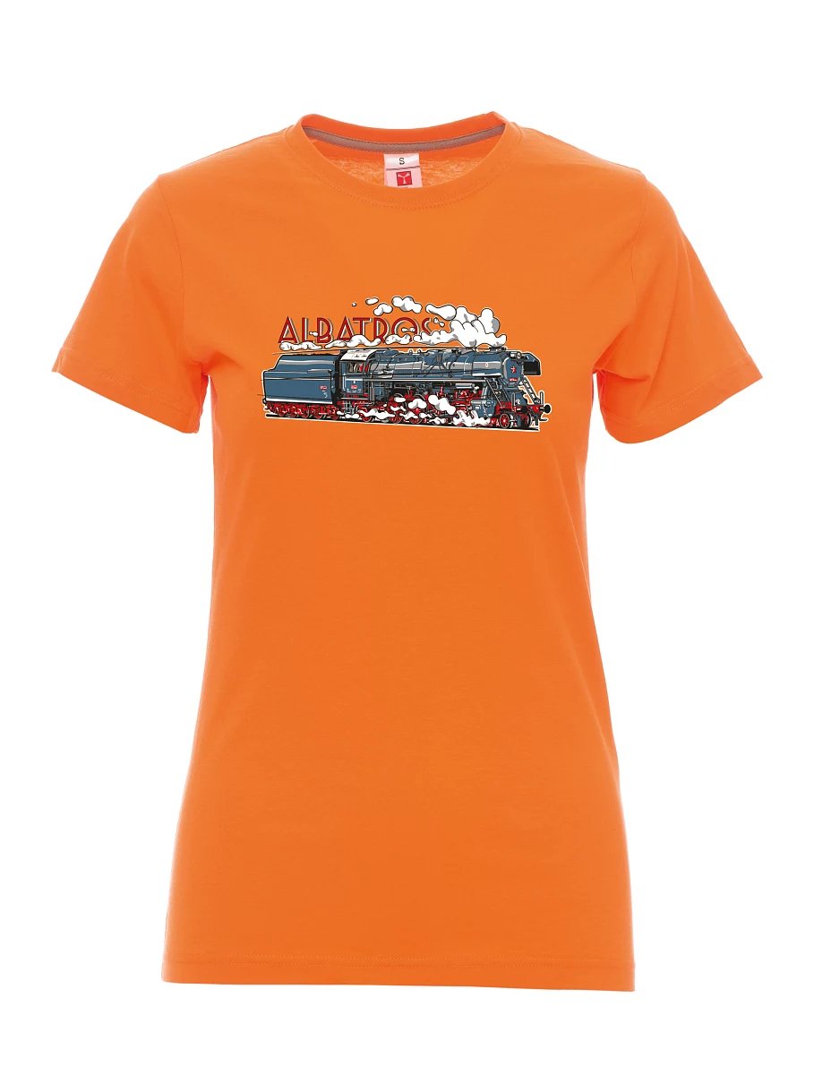 Orange women´s T-shirt Locomotive Albatros