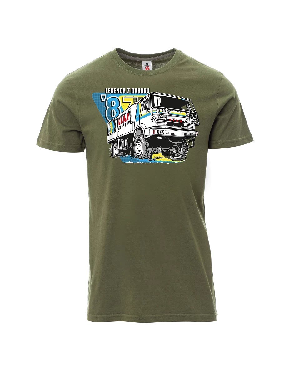 Khaki men´s T-shirt Liaz from dakar 1987