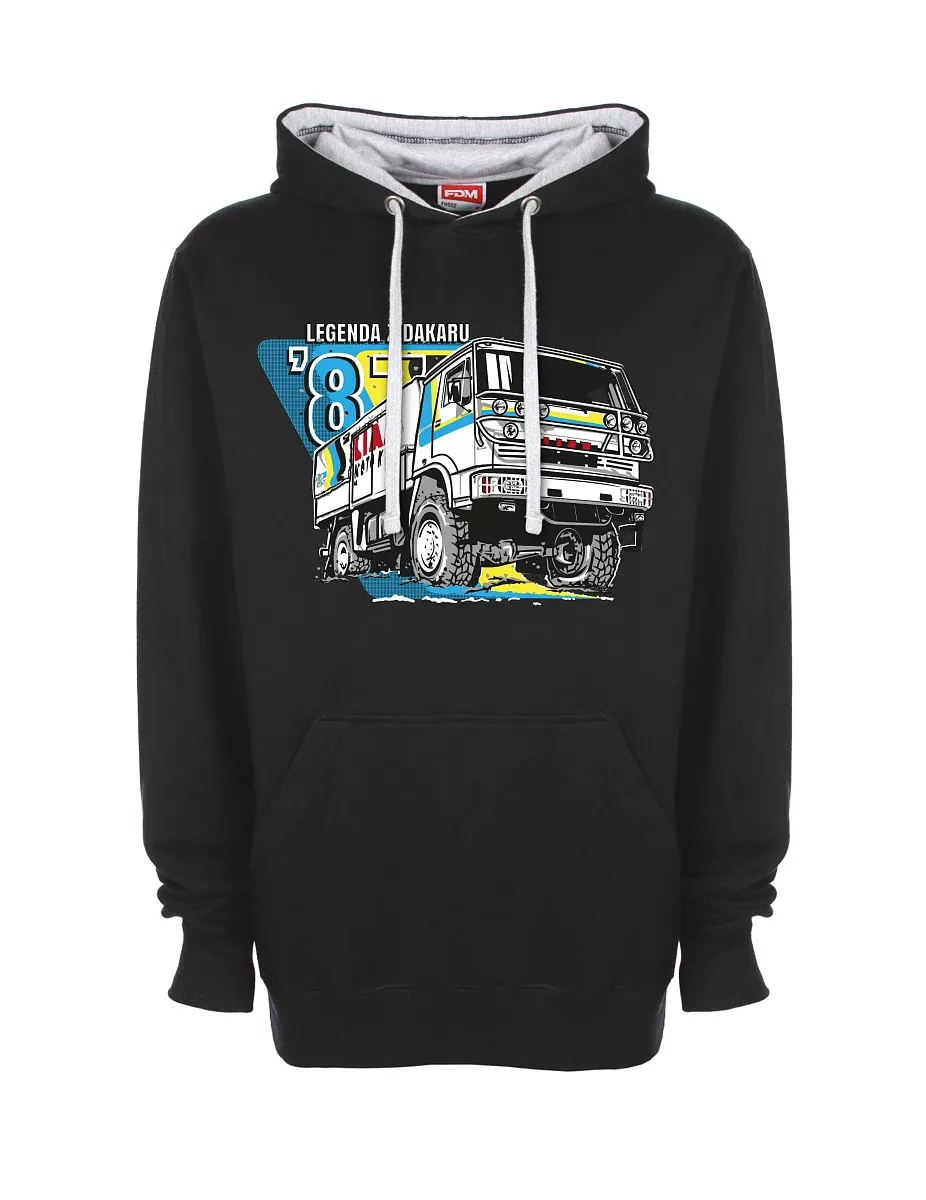 Grey-black sweatshirt Liaz from Dakar 1987