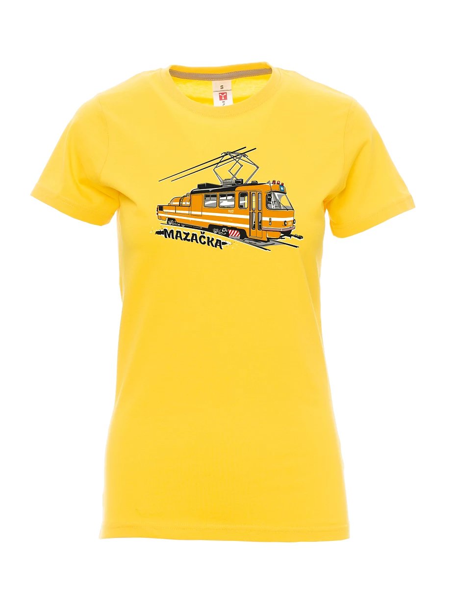 Yellow women´s T-shirt Grease Tram