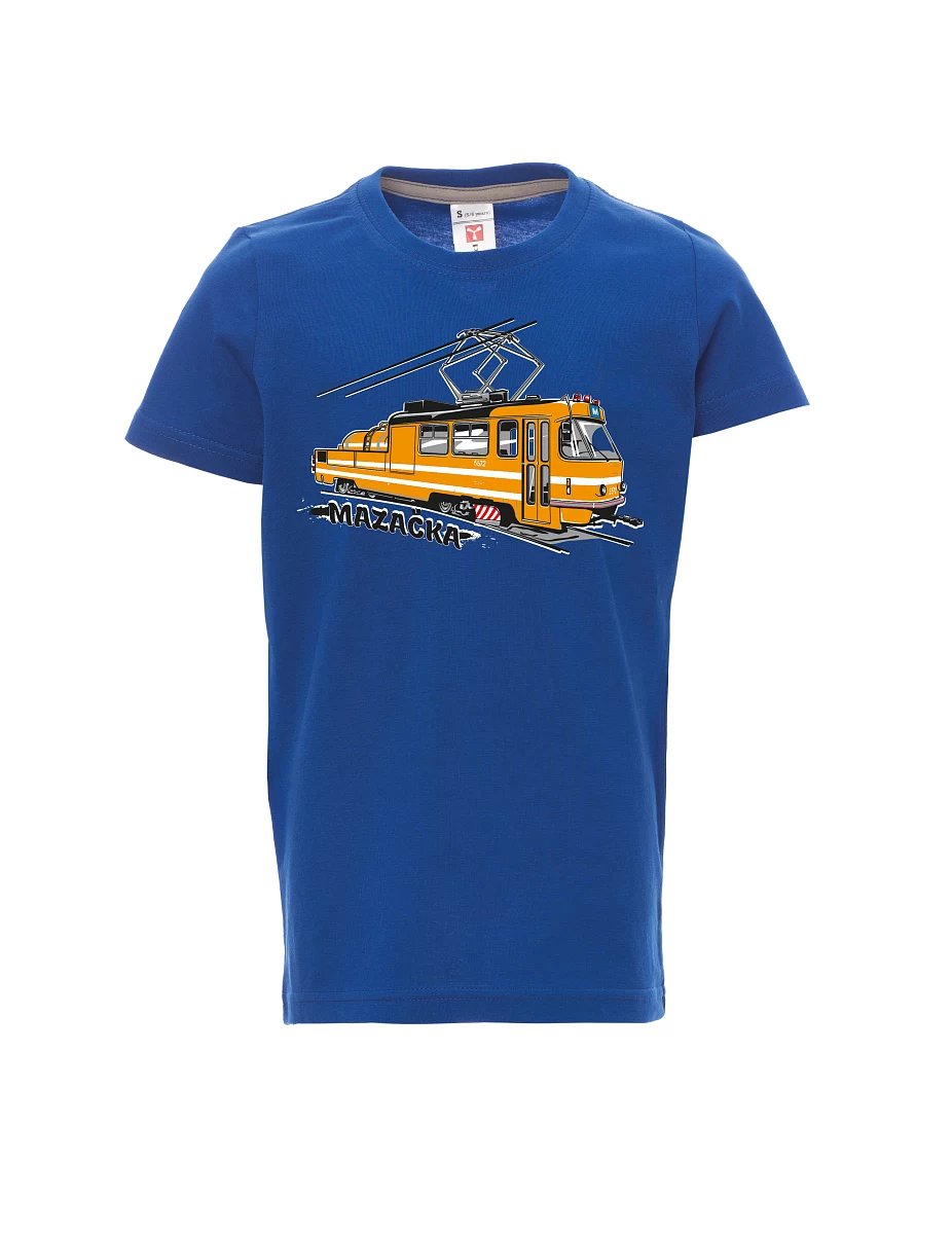 Blue children´s T-shirt Grease Tram