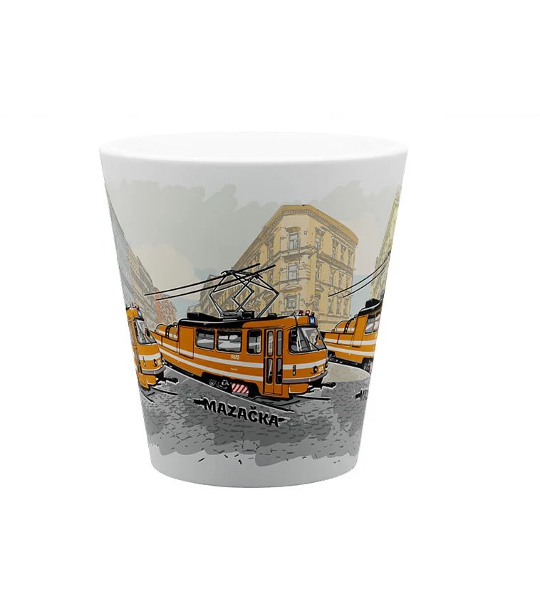 Ceramic mug Grease Tram 300 ml