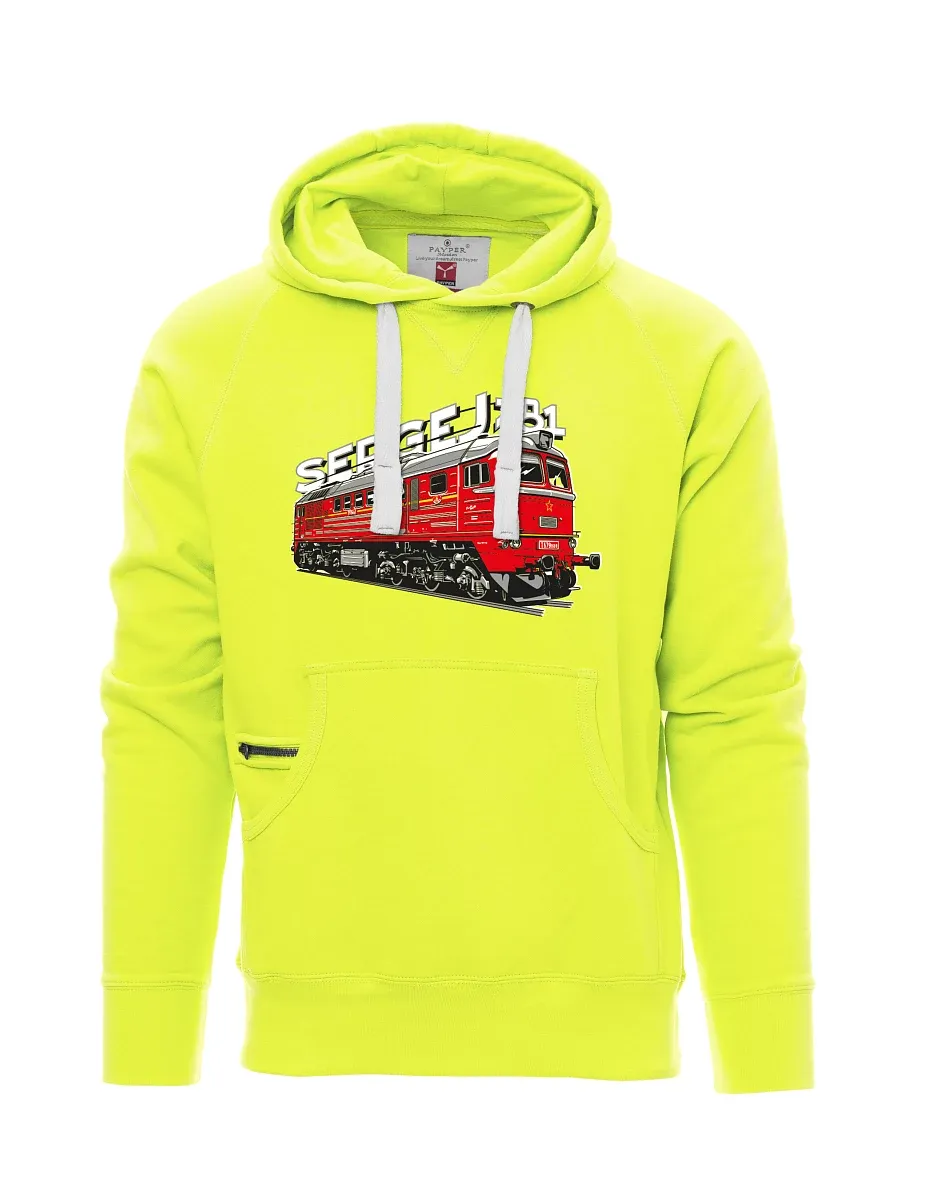 Fluorescent men´s sweatshirt Locomotive 781 "Sergej" (M62)