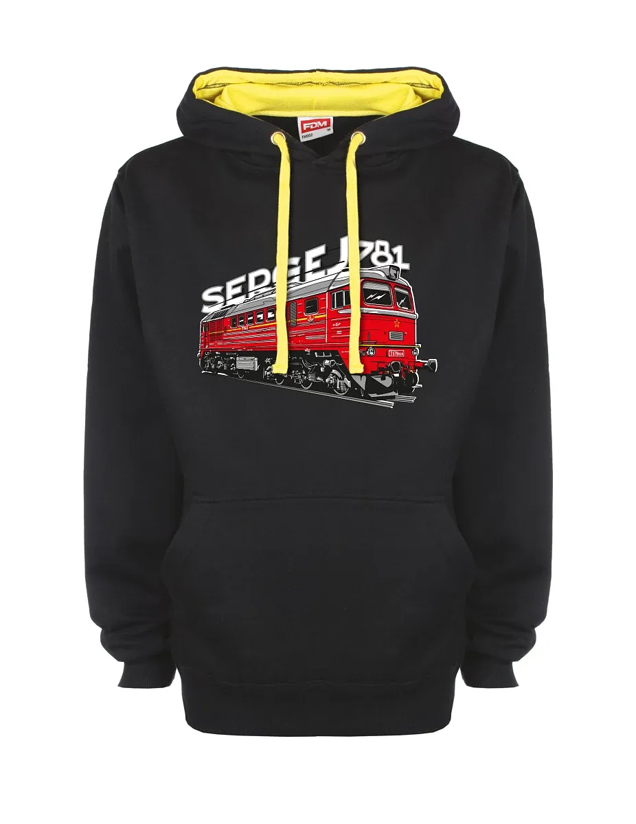 Yellow-black sweatshirt Locomotive 781 "Sergej" (M62)