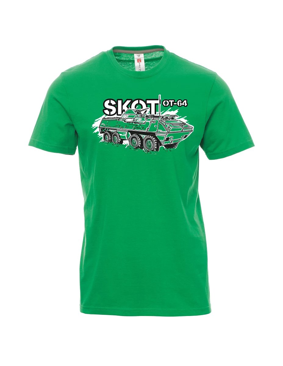 Green men´s T-shirt OT-64 "SKOT"
