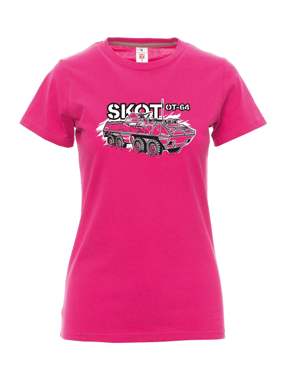 Pink women´s T-shirt OT-64 "SKOT"
