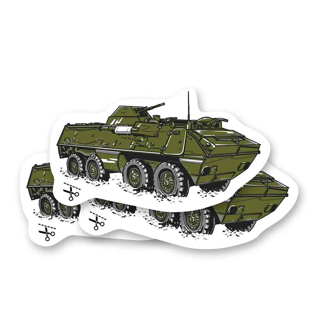 Temporary tattoo with the veteran OT-64 "SKOT"