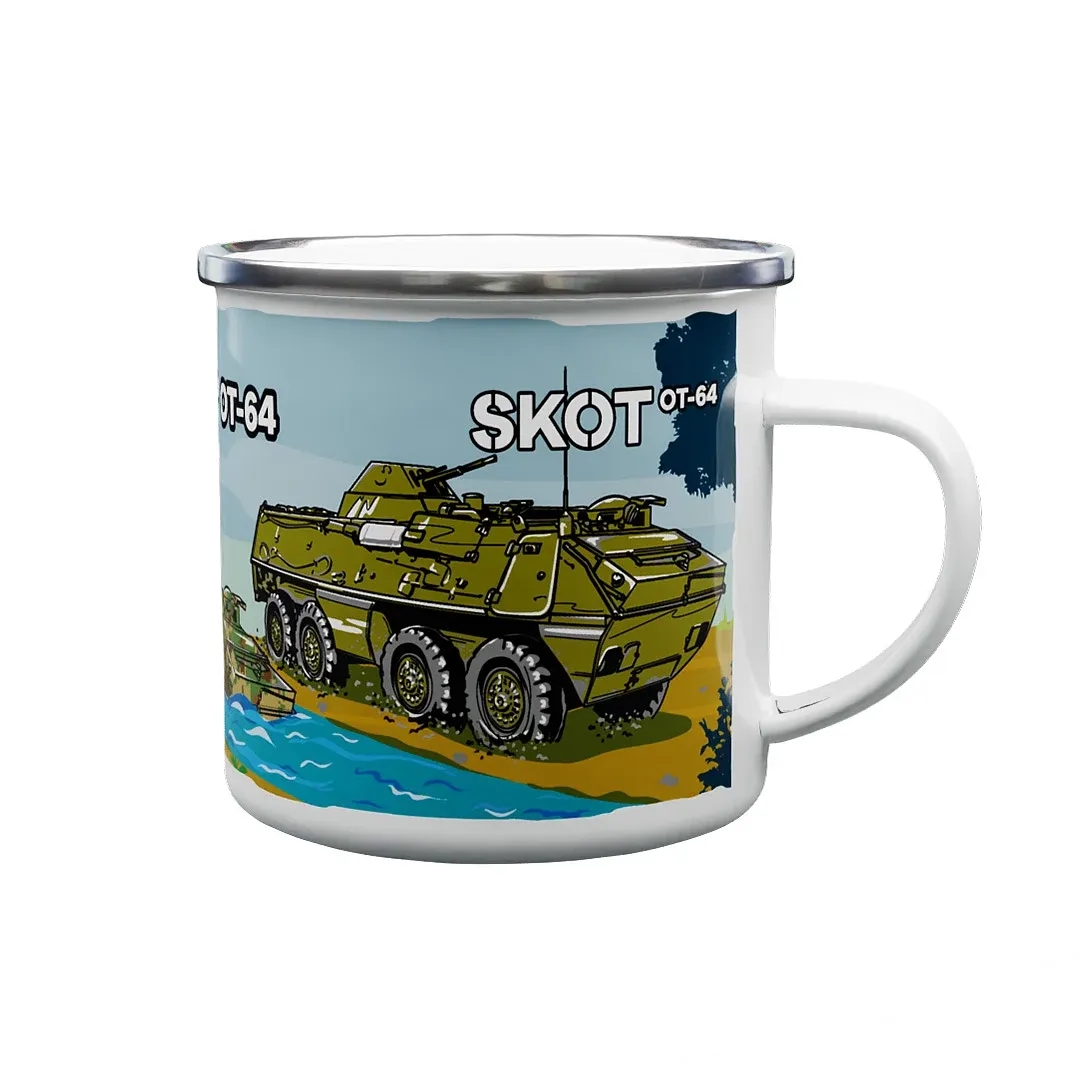 Tin mug OT-64 "SKOT" 330 ml