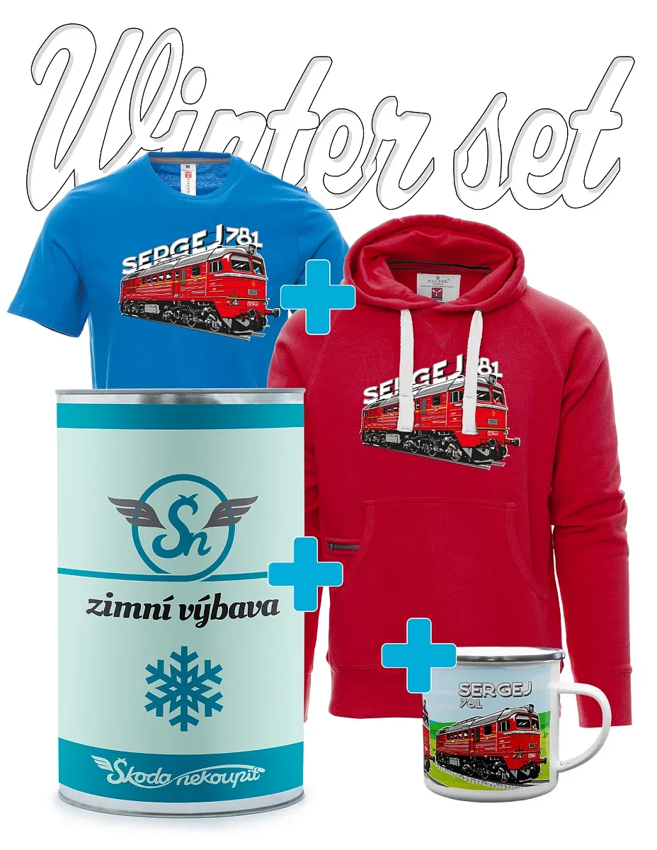 Gift winter set with Locomotive 781 "Sergej" (M62)