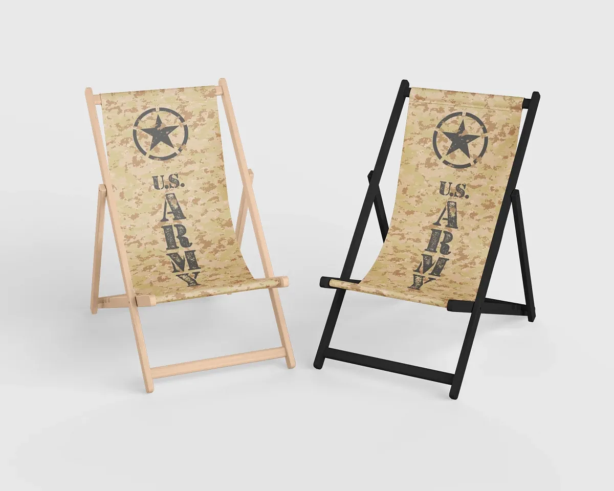 Deckchair U.S. Army seamless