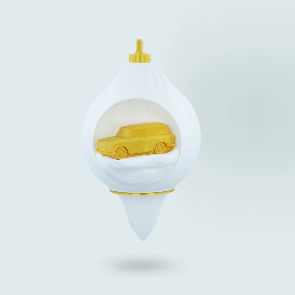 Discounted set of Trabi Christmas ornaments