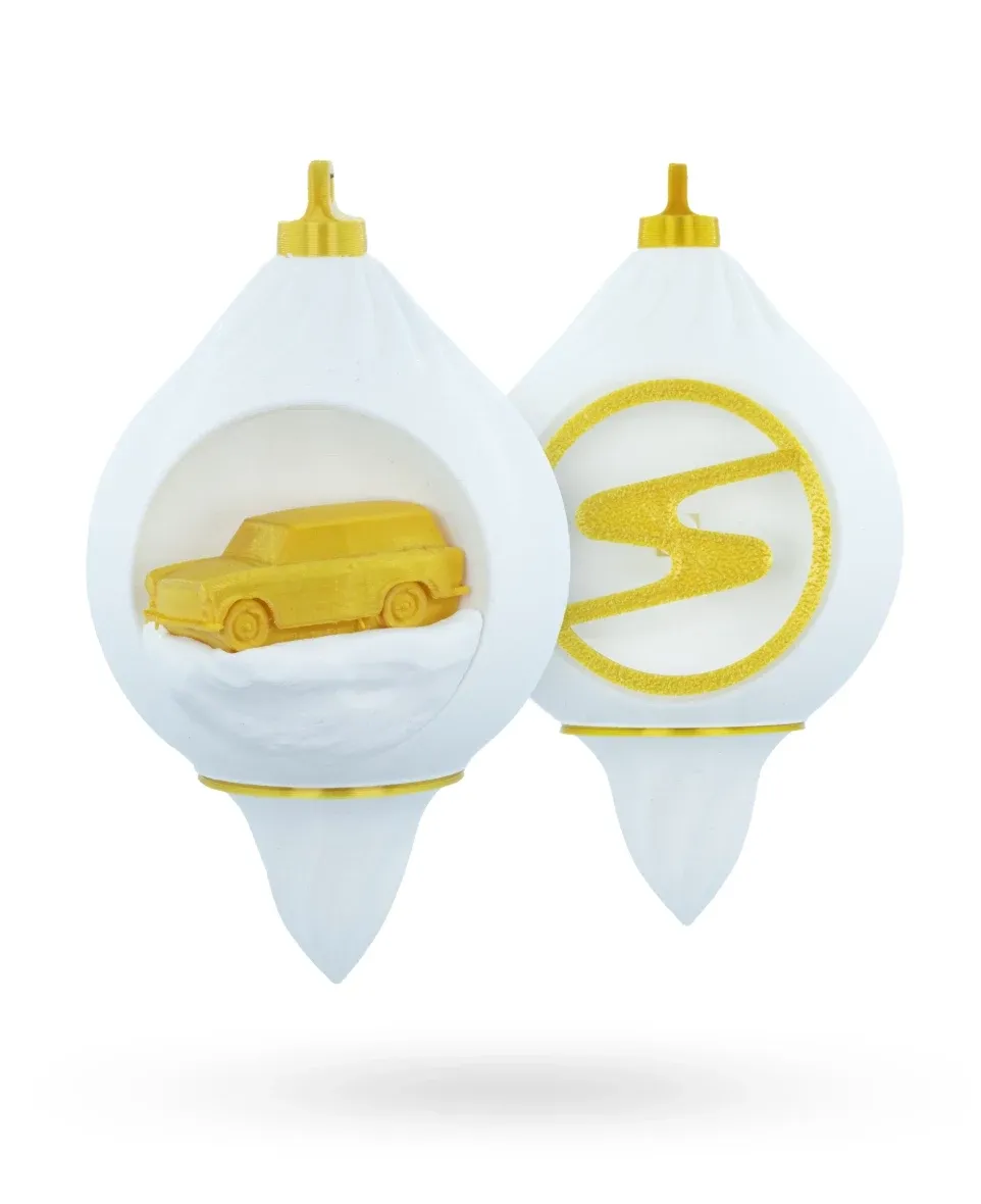 Discounted set of Trabi Christmas ornaments
