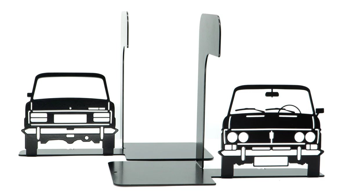 Set of bookends with the VAZ 2103 motif