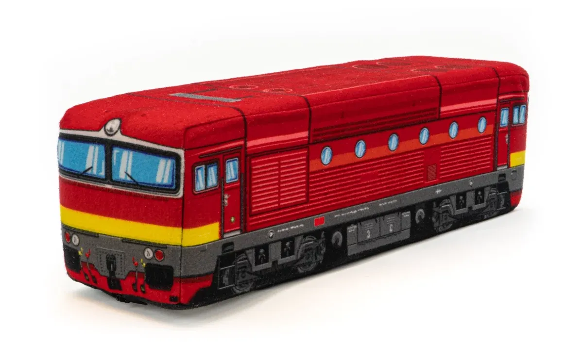 Party set t-shirts with a plush toy on the motifs locomotive 753 "Spectacle"