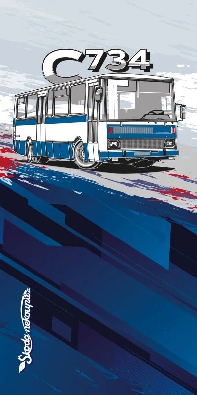 Towel 100x50 bus C734