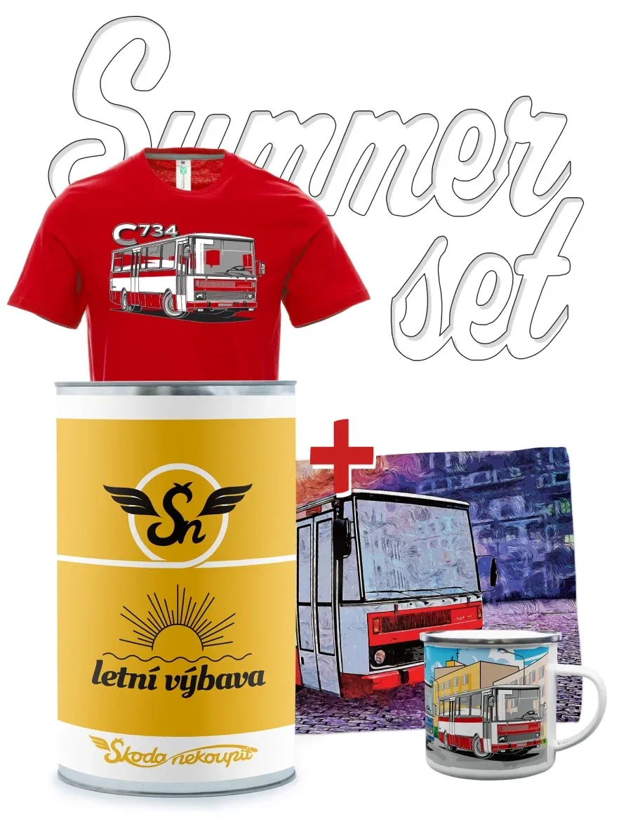 Gift summer set with bus C734/B731