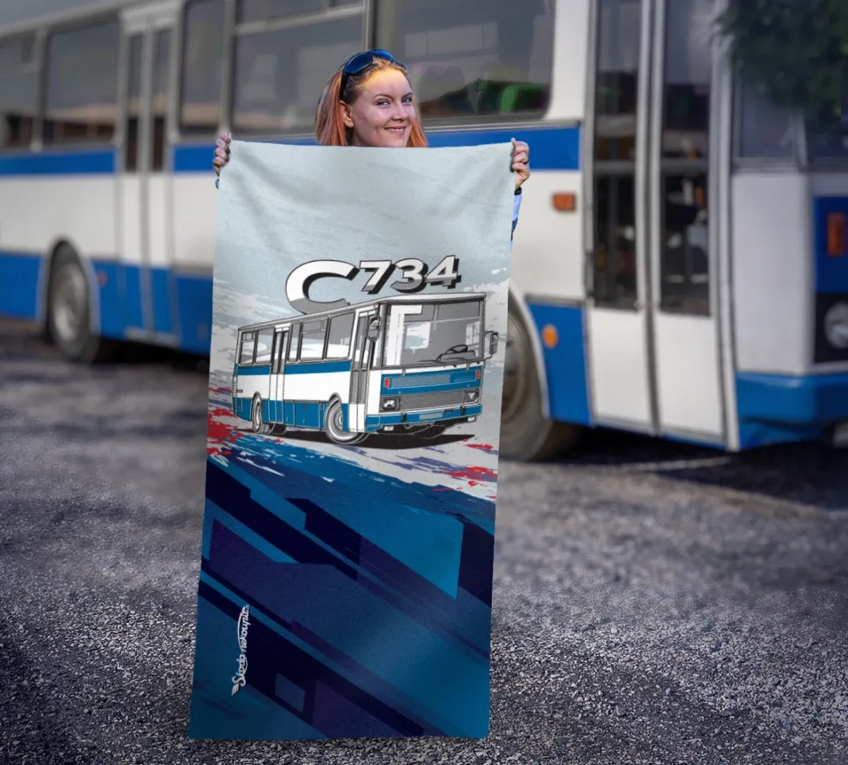Gift summer set with bus C734/B731
