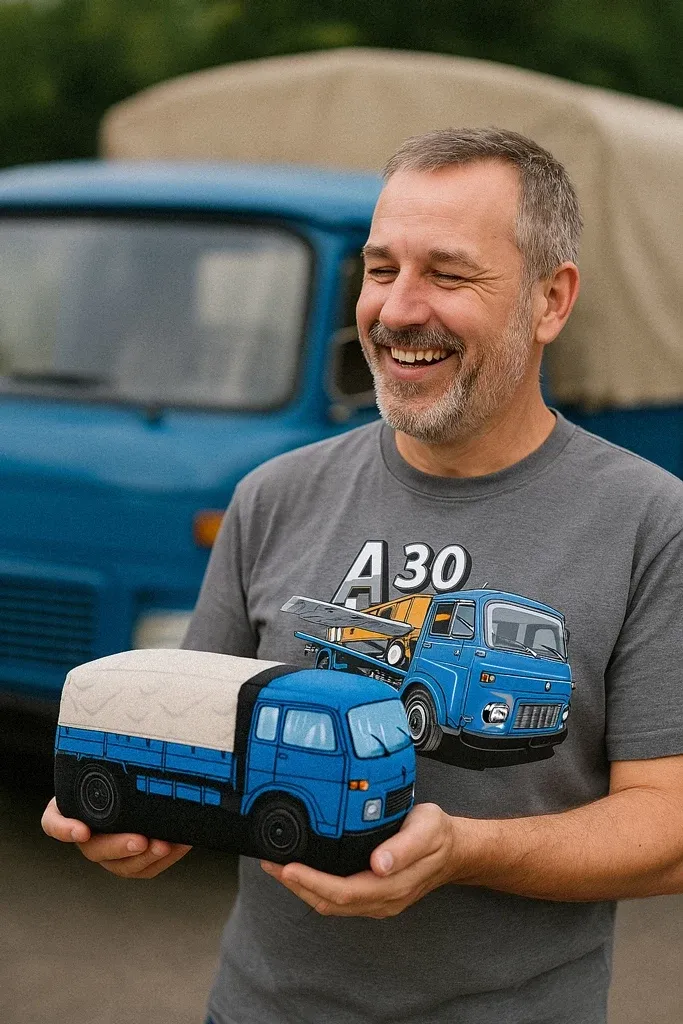 Plush cushion truck A20 1:22