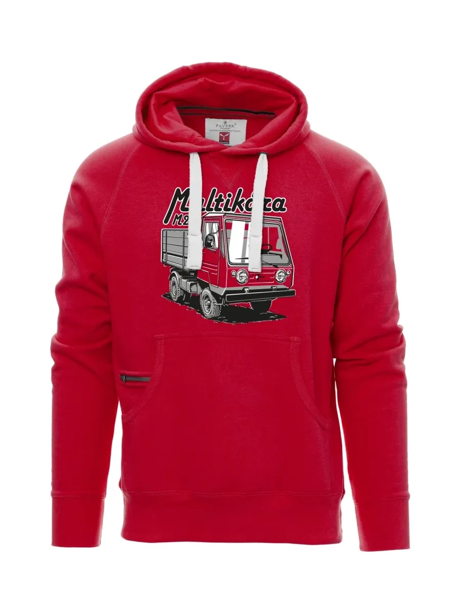 Red men´s sweatshirt M25