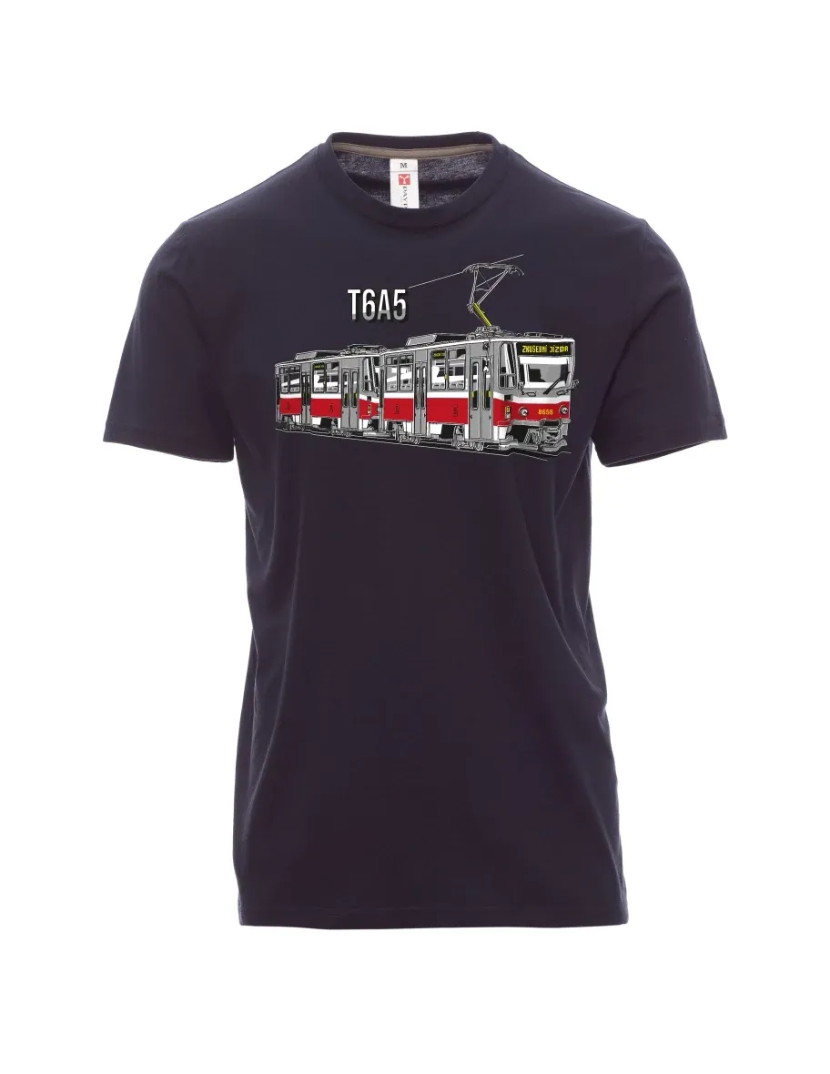 Navy men´s T-shirt Tram T6A5